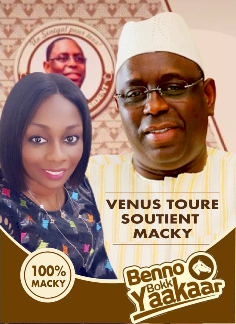 VENUS TOURÉ DE VENUS UNIVERS VOTE MACKY SALL.