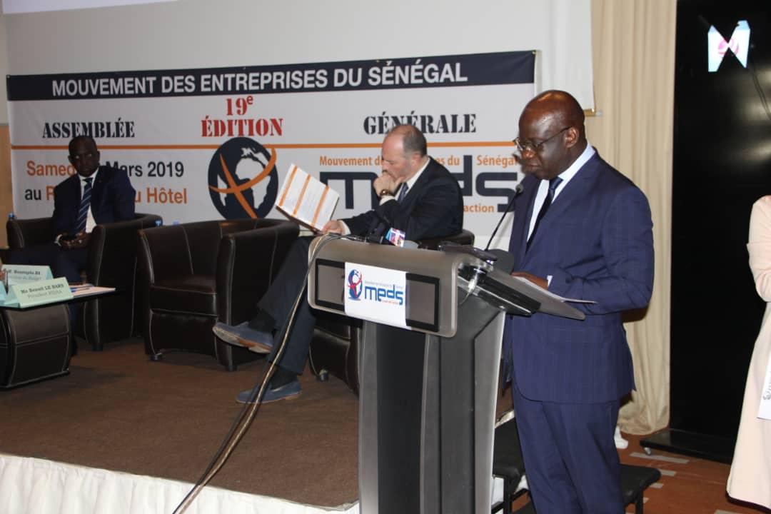 Les images de l'assemblée générale du Mouvement des entreprises du Sénégal avec le président Mbagnick Diop.