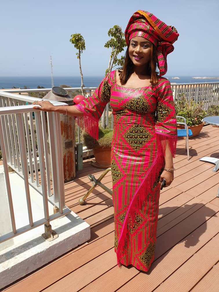 Madame HIG TECH, Merry Beye Diouf en mode "TAGALOU" au baptéme de sa soeur.