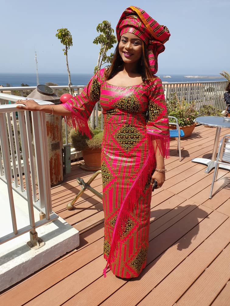 Madame HIG TECH, Merry Beye Diouf en mode "TAGALOU" au baptéme de sa soeur.