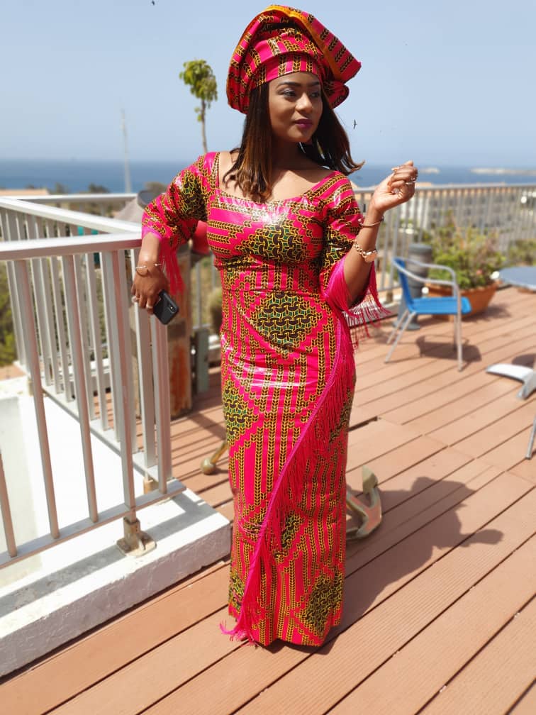 Madame HIG TECH, Merry Beye Diouf en mode "TAGALOU" au baptéme de sa soeur.