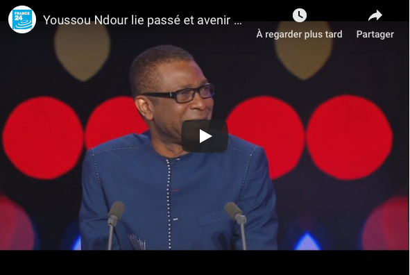 Youssou Ndour présente l'album « History » sur France 24