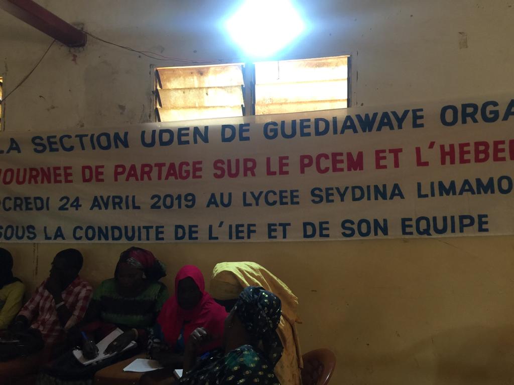 Une journée de partage de la section UDEN de Guédiawaye sur le PCEM.