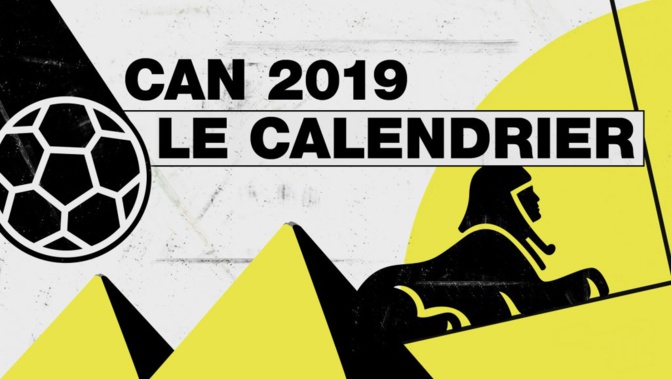CAN-2019 : le calendrier complet de la Coupe d'Afrique des nations