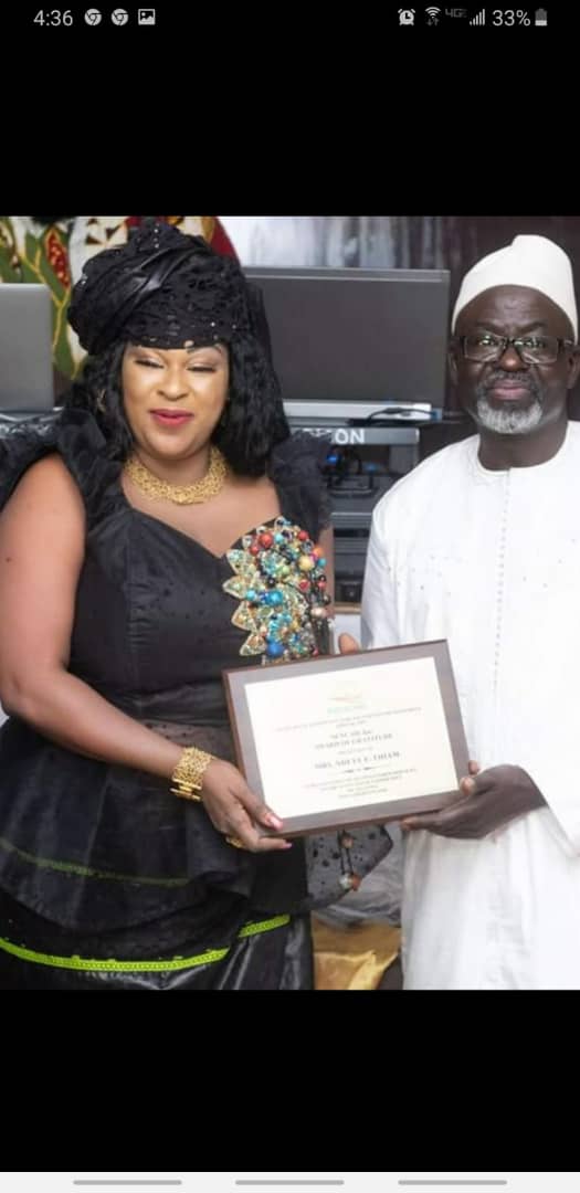 Keb's Thiam de la TFM reçoit une distinction à Atlanta aux USA.