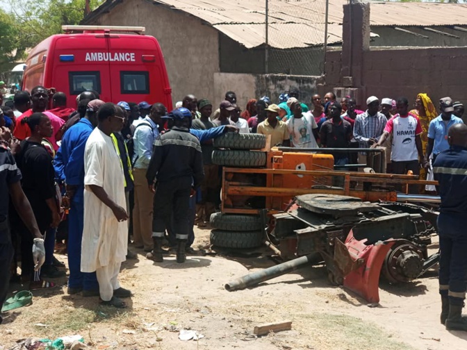 Accident à Santhiaba de Ziguinchor: Un pan de remorque tue un mécanicien vendeur de pièces détachées