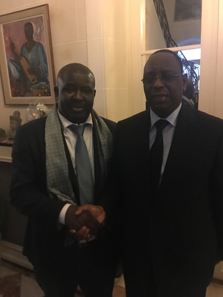 PARIS : Macky Sall a reçu Lahat Ndiaye en audience