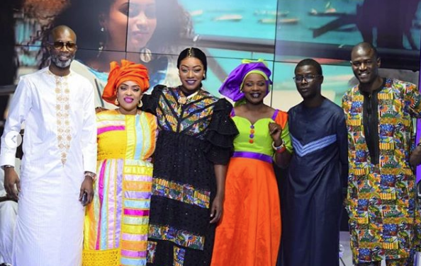 QG : Bijou Ndiaye toute élégante dans sa robe « Ndiakhass »