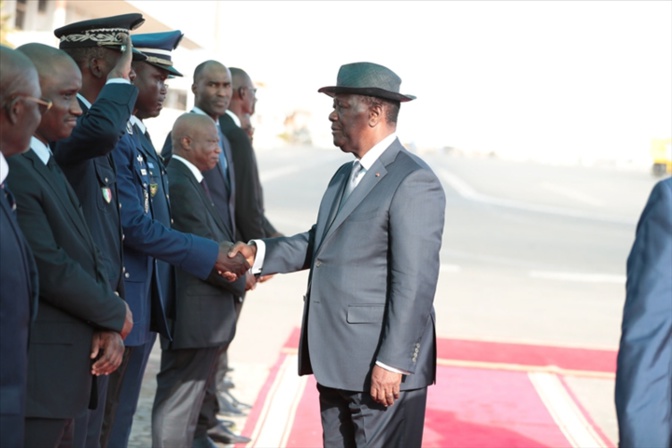 Visite privée: Le Président ivoirien Alassane Ouattara, à Dakar ce samedi 1er juin 2019