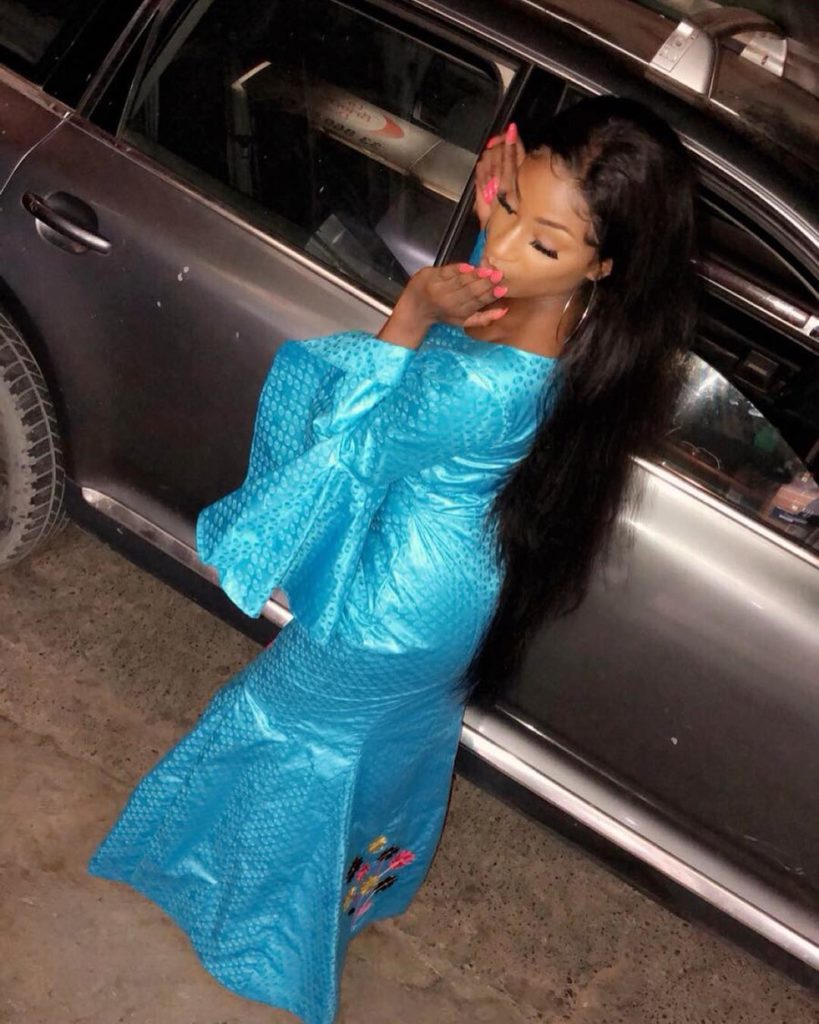 Mode Korité : la tenue coquette de Fatou Mbaye épouse de Kara Mbodji fait sensation sur la toile