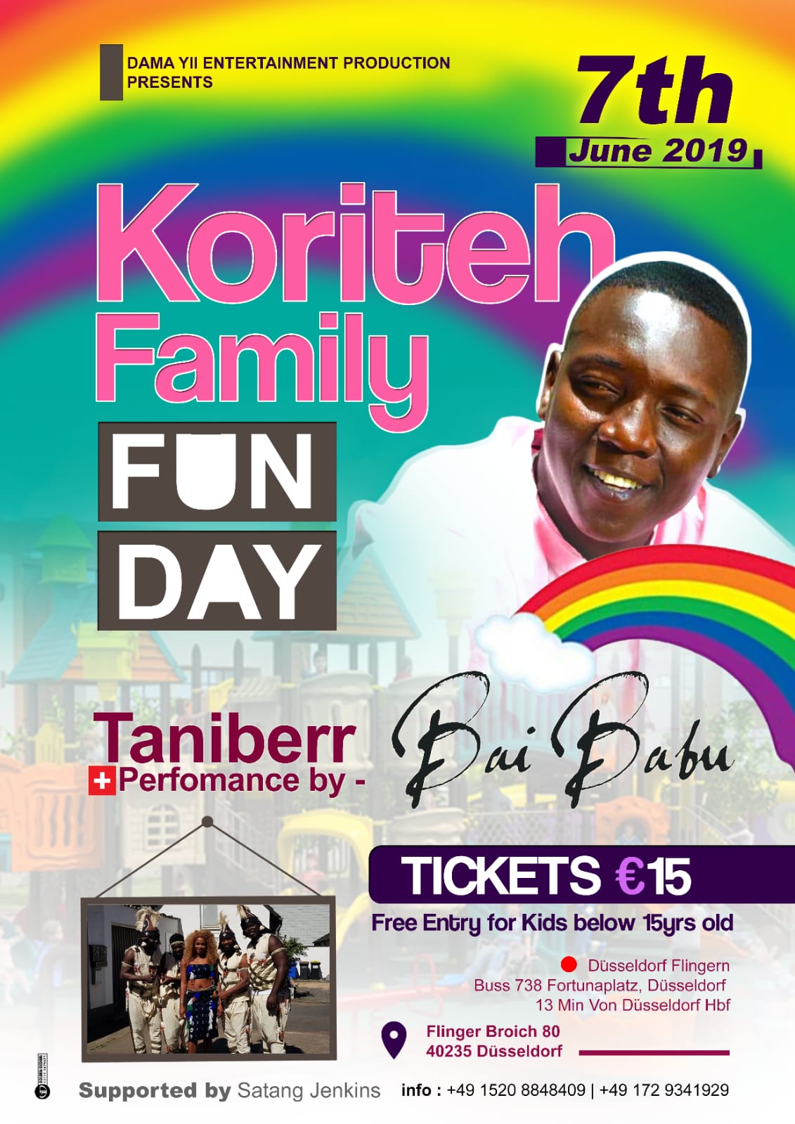 SPÉCIAL KORITÉ: BAI BABOU VOUS DONNE RENDEZ-VOUS LE 05 JUIN À ROME, LE 07 ET LE 08 JUIN EN ALLMENGNE