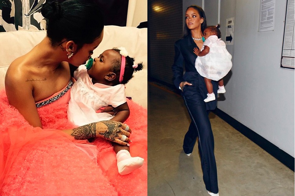 Rihanna avec son bébé et son bien-aimé Hassan Jameel !