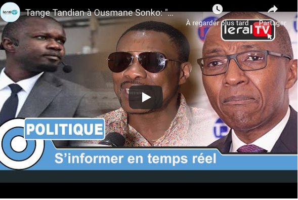 Tange Tandian à Ousmane Sonko: "Meunon di marche ba paré nekk sa auto..."