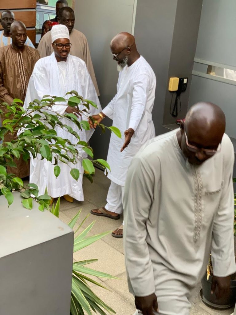 Condoléances : Le porte-parole des Mourides, Serigne Bass Abdou Khadre Mbacké chez Ibrahima Guèye