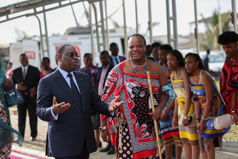 Arrivée de Sa Majesté Mswati III au Sénégal