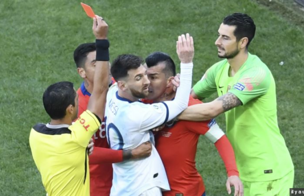 Copa America: Messi expulsé contre Chili (vidéo)