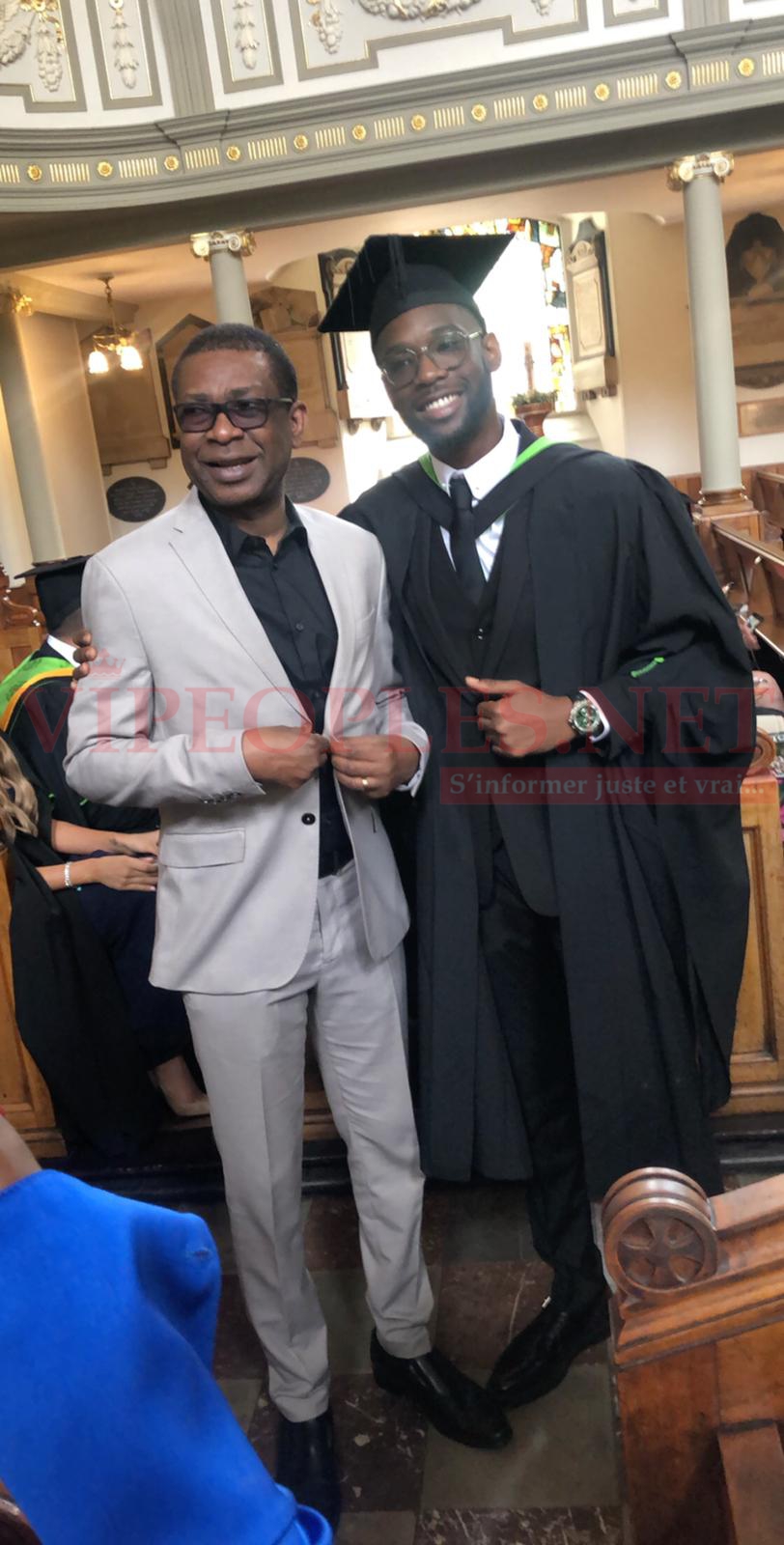 Le fils de Youssou Ndour,Segui reçoit son diplôme BA Global Management Leadership and Management de la Regents University de Londres