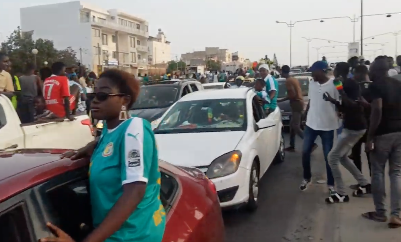 FINALE CAN 2019: La joie et le bonheur dans le coeur des Sénégalais Dakar manifeste la gloire.