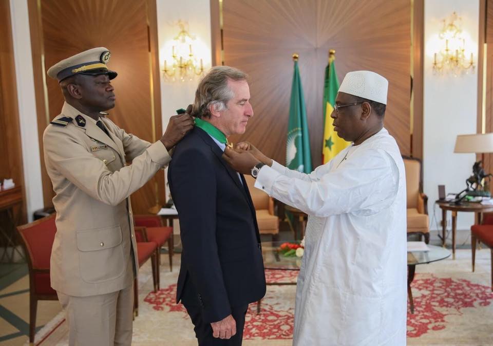 Diplomatie: S. E Christophe Bigot fait ses adieux à Macky Sall qui l’élève au rang de Commandeur...