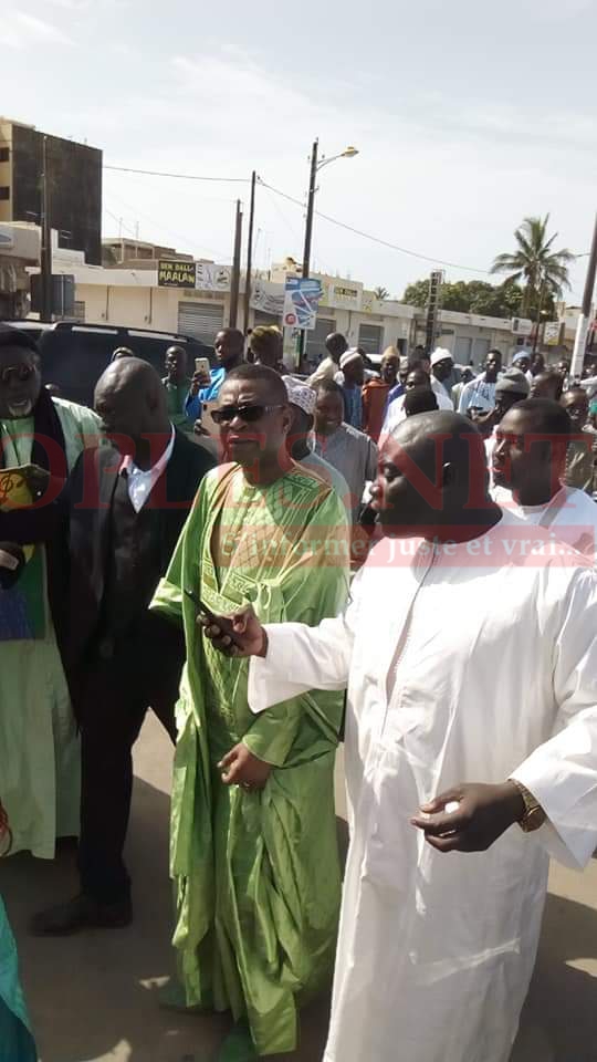 Prière Eid el Fitre Massalikoul Djinane, le ministre conseiller Youssou Ndour et le ministre du sport Matar Ba