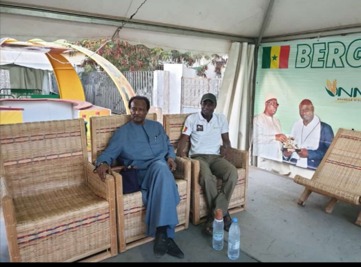 Abou Kâne, le patron de Bergerie Galoya partenaires Baba Diao et Amadou Sall