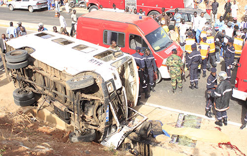 Bignona: un bus se renverse et fait 4 morts