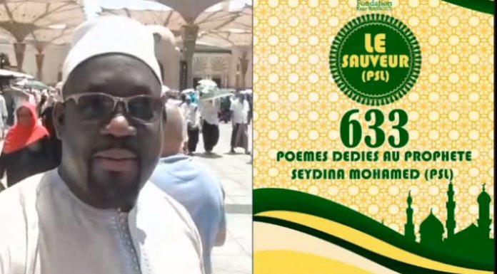 Vidéo – Depuis Médine, Imam Pape Hann rend hommage au livre le Sauveur de 633 poèmes dédiés au Prophète