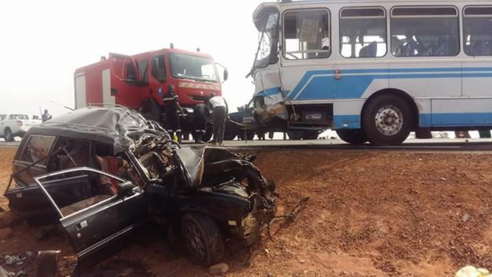 Fatick: 7 morts dans une collision entre un bus et un véhicule 4X4