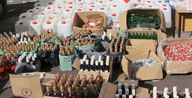 Port de Dakar: Après la cocaïne, des bouteilles de whisky et de vin de contrebande saisies