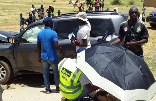 Urgent: Accident d’un cortège du ministère des Transports, l’Ambulance fait un accident trois morts