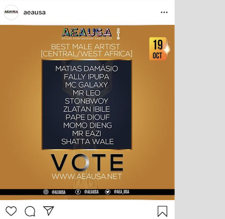 Momo Dieng nominé parmi les 10 meilleurs artistes d'Afrique: VOTEZ VITE POUR LUI