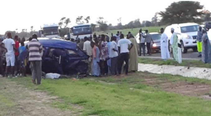 Les terribles images de l’accident de Cheikh Amar sur la route de Touba