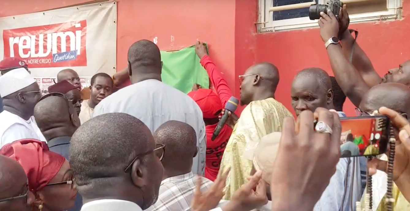 En live de l'inauguration du nouveau siége de PROMO CONSULTING du président Mbagnick Diop qui porte le nom de Serigne Bara Falilou Mbacké.