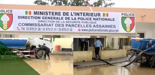 Urgent : le commissariat des Parcelles Assainies inondé(vidéo)