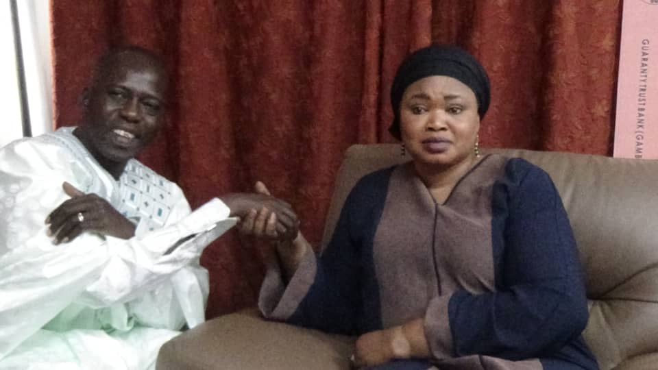 Preparation du 01 janvier à Banjul: Bakane Seck reçu par le maire de Banjul Roky Malick Lo.