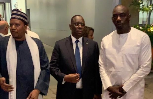 USA: Niang Kharagn et Macky Sall rendent visite à THIERNO BACHIR TALL