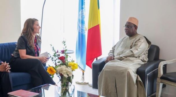 New-York : Macky Sall reçoit en audience Melinda Gates