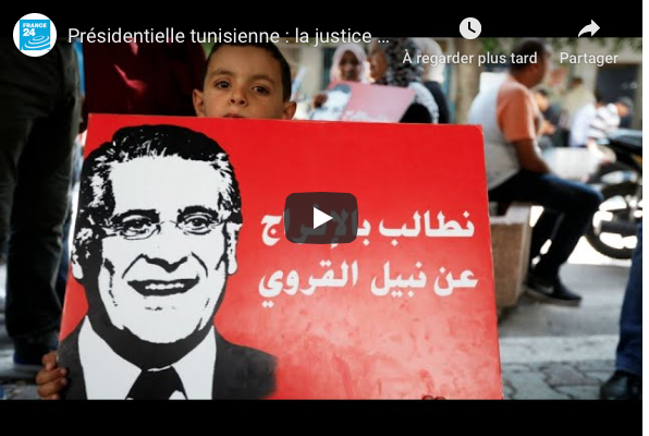 Présidentielle tunisienne: La justice rejette la demande de libération de Nabil Karoui