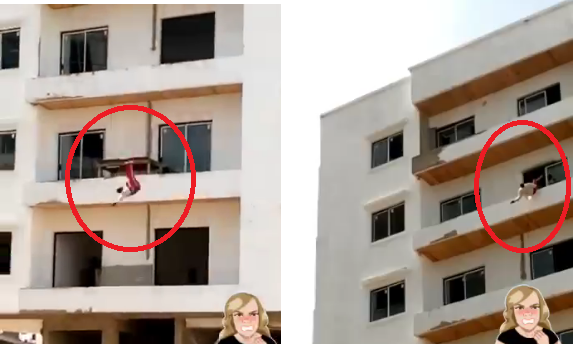 Video: Cité Keur Gorgui, Un homme chute du 5e étage