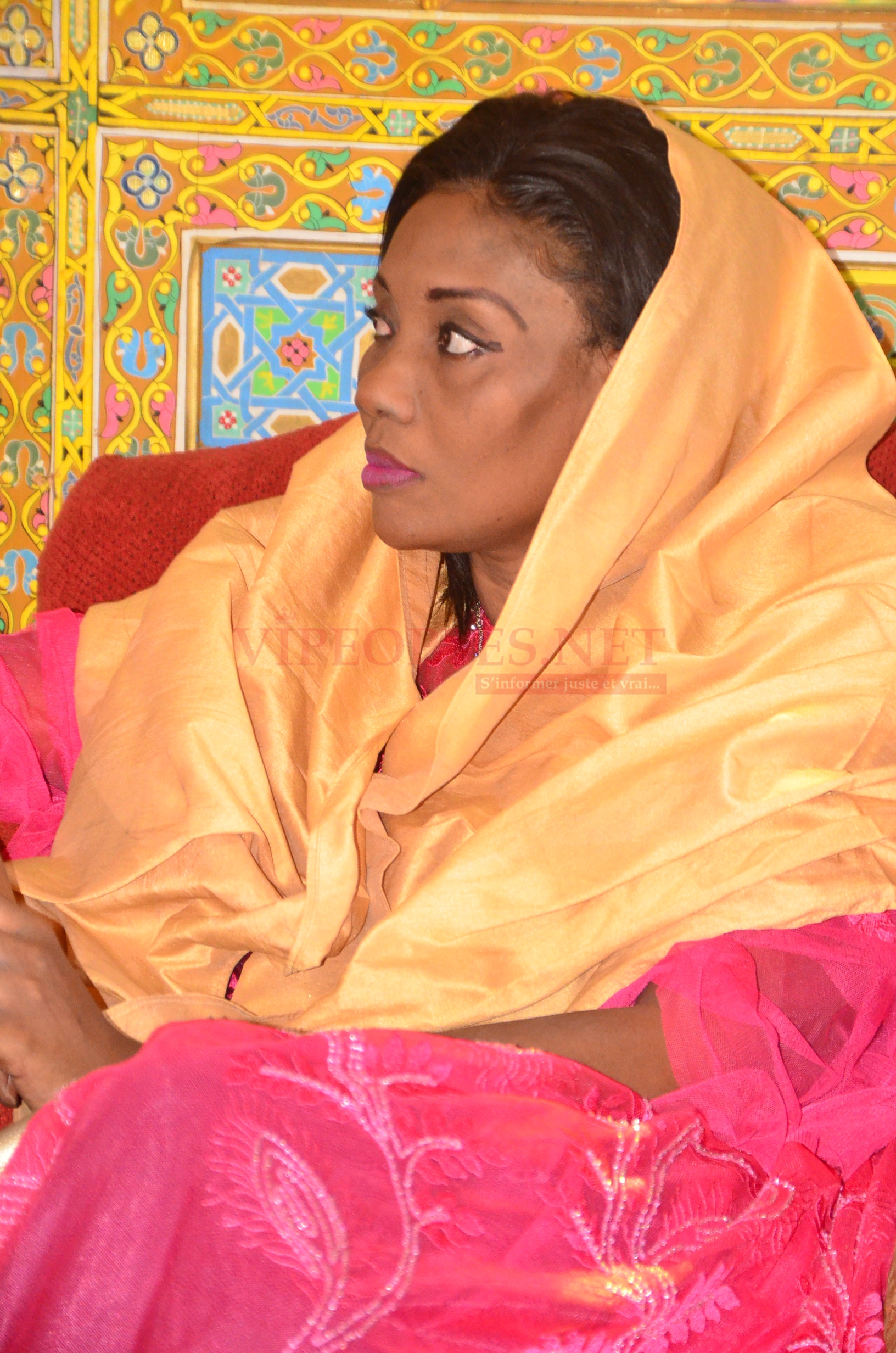 Sokhna Oumou Sy Dabakh,nouvelle femme d’Ahmed Khalifa accueille chaleureusement Khalifa Sall dans son palais