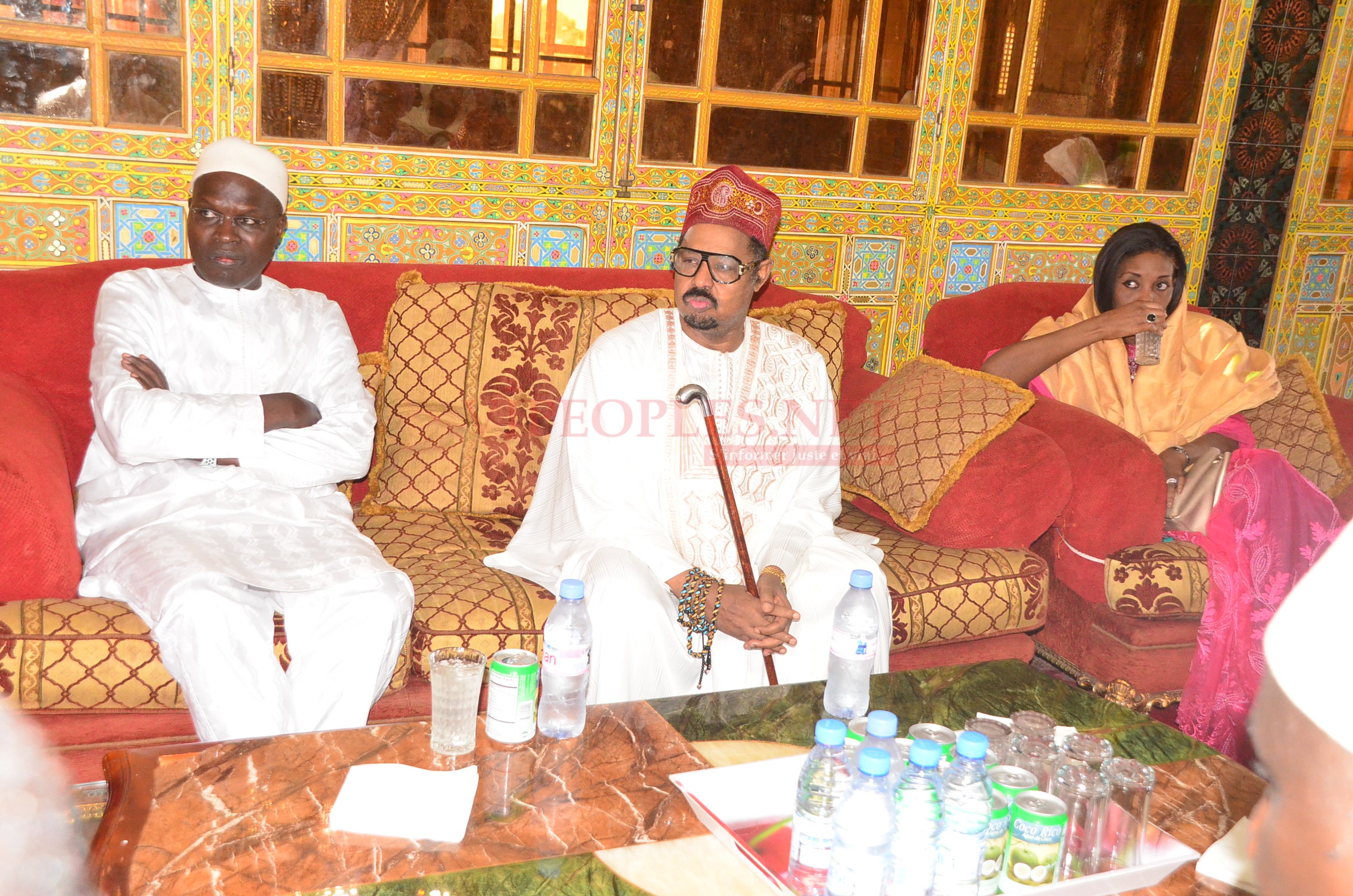 (37 Photos): Après sa sortie de prison, Khalifa Sall rend visite à Ahmed Khalifa Niasse