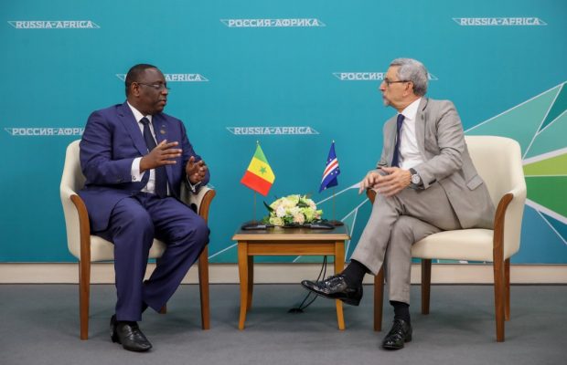 Les images de la rencontre bilatérale entre Macky Sall et le président du Cap-Vert