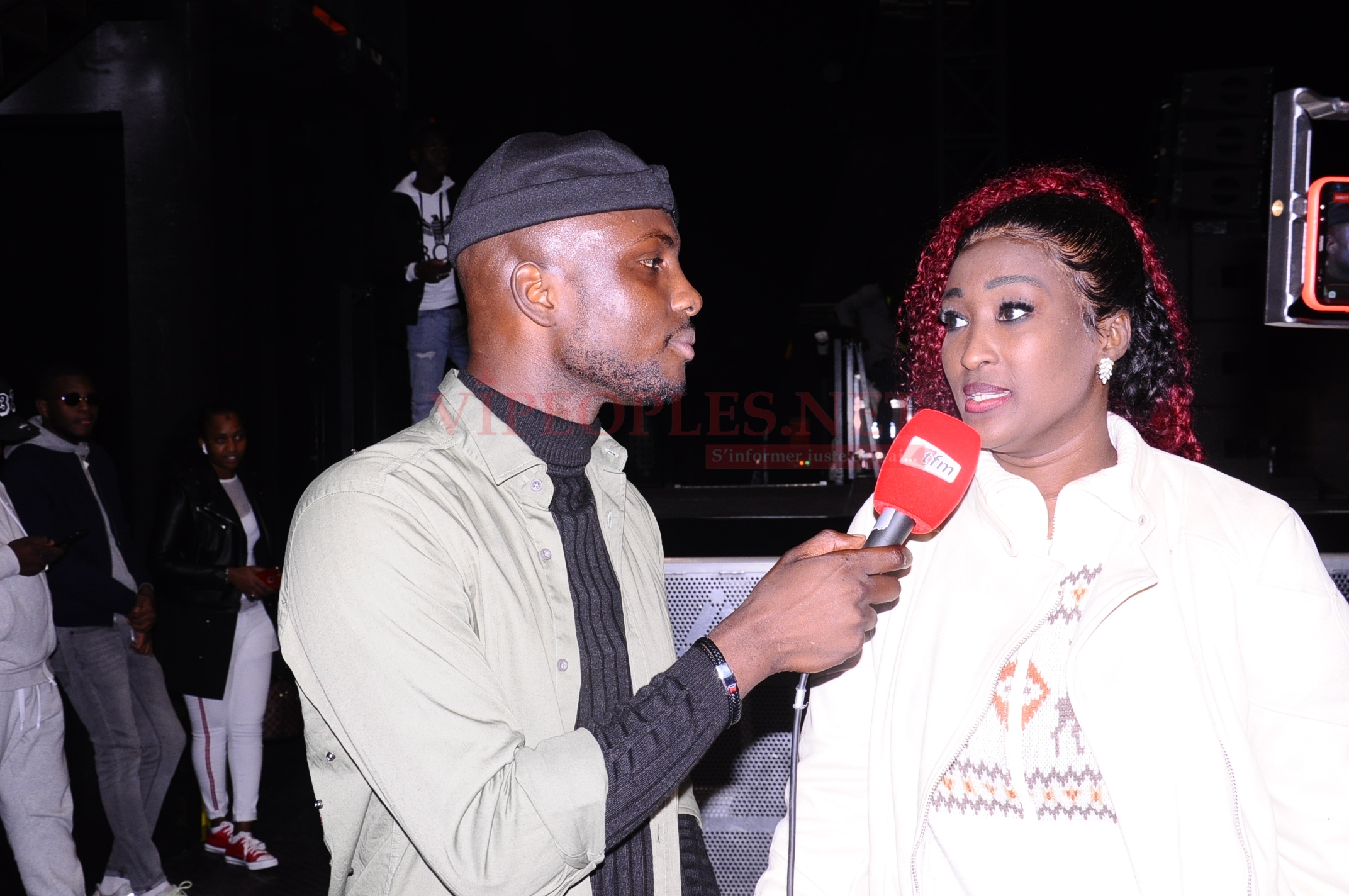 DOMES DE PARIS: Les premiéres images du Sound Check de Waly Seck avant le concert.