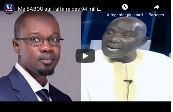 Me Babou sur l'affaire des 94 milliards: "Sonko m'a sollicité pour diriger son pool d'avocats, mais..."