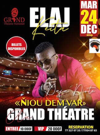 LE BOY MEDINA EL HADJ KEITA LE PHÉNOMENE AU GRAND THEATRE CE 24 DÉCEMBRE. EVENEMENT DE L'ANNÉE