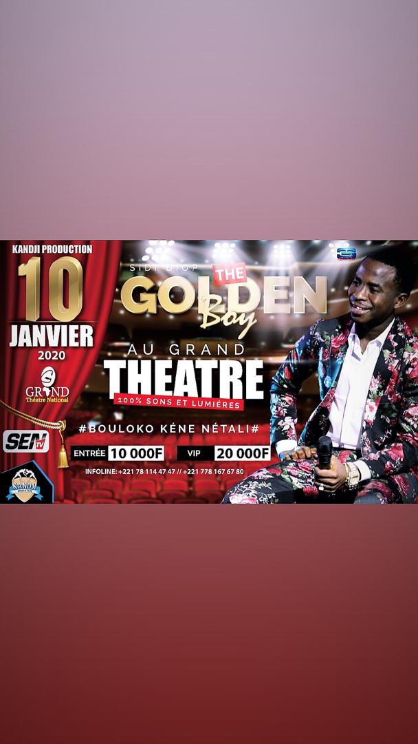 Sidy Diop sonne l'alerte du nouvel an rendez)vous ce 10 janvier au Grand theatre avec la surprise de son épouse