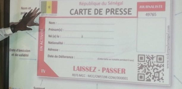 Commission de la carte nationale de presse: Liste des membres retenus