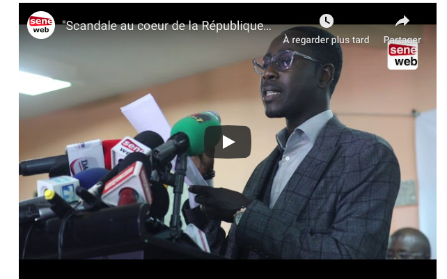 'Scandale au cœur de la République': le discours de feu de Pape Alé Niang