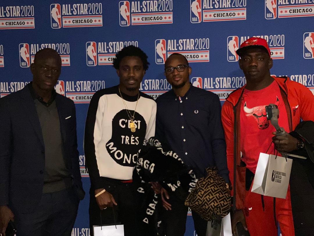 Les images de Waly Seck en compagnie de son manager, son frère Mouhamed et le snapeur Niang aux All Star  2020 à Chicago.
