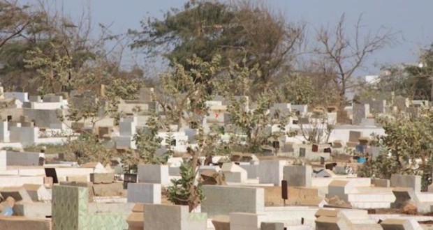 Cimetière Marmyal de Saint-Louis : Alioune Badara Diagne dit Golbert avait déjà préparé sa tombe.